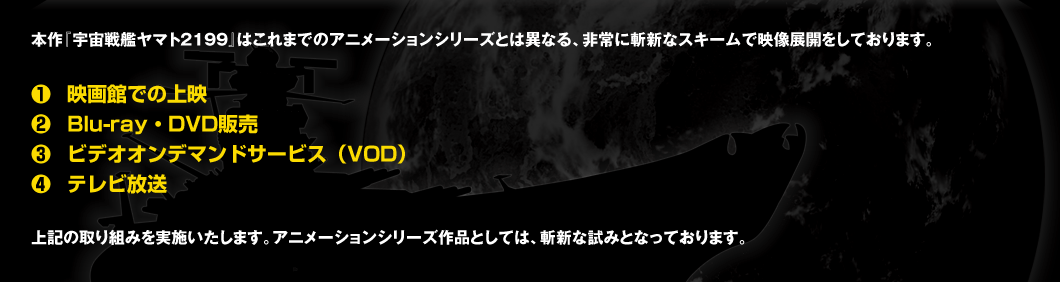 『宇宙戦艦ヤマト2199』映像展開に関するお知らせ
