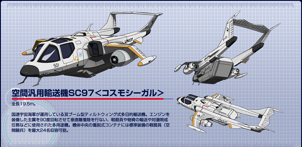 空間汎用輸送機SC97＜コスモシーガル＞